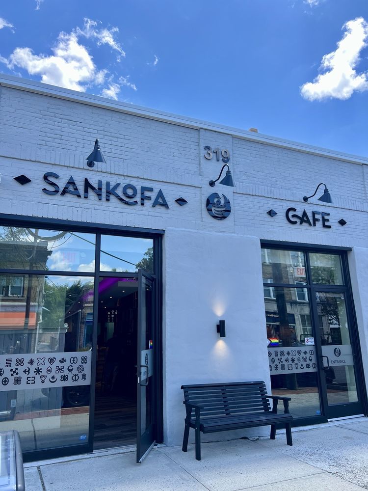 Exterior of Sankofa Cafe on Orange Road